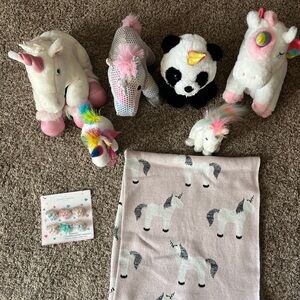 Unicorn Plush Toy Set